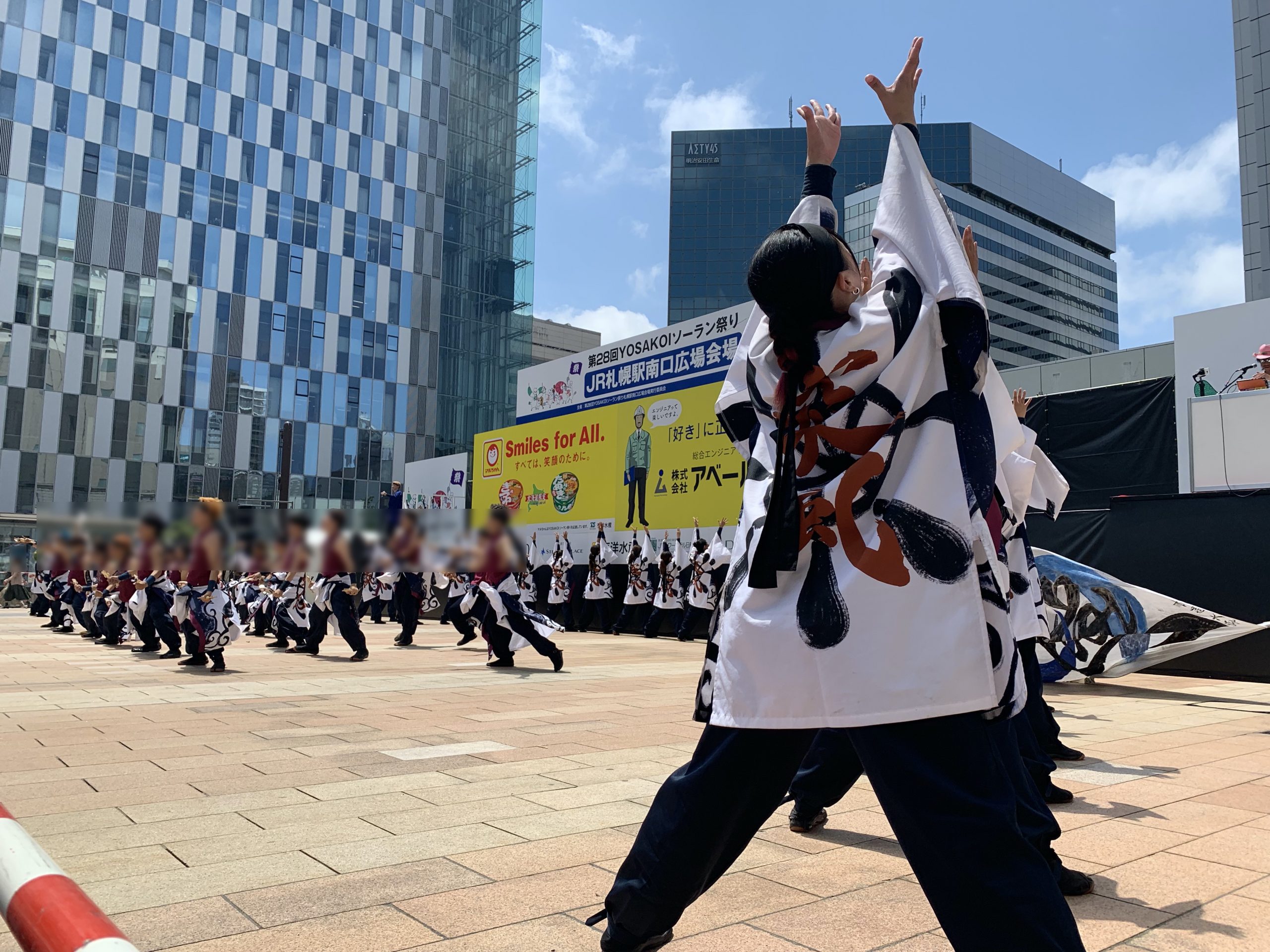 Yosakoiソーラン祭 Jr札幌駅南口広場会場 イベント制作や大型テントレンタルはイベント企画会社アンカー